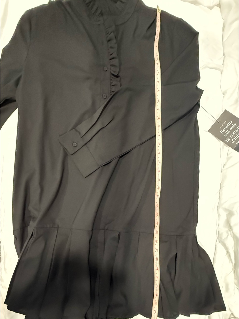 Tuckernuck Black Crepe Tate Dress-NWT - Picture 9 of 10
